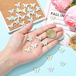 30Pcs 5 Colors Alloy Enamel Pendants&nbsp;ENAM-YW0008-36