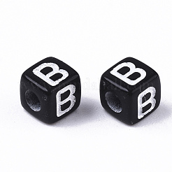 Opaque Acrylic Beads&nbsp;SACR-N002-01B
