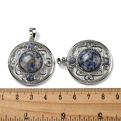 Natural Blue Spot Jasper Pendants&nbsp;G-Q158-03C