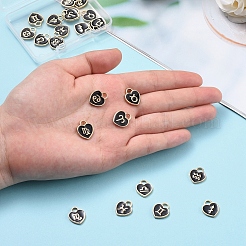 Alloy Enamel Charms with 12 Constellations&nbsp;ENAM-CJ0001-63