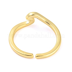 Rack Plating Brass Cuff Rings&nbsp;RJEW-G292-02G