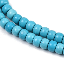 Synthetic Turquoise Beads Strands&nbsp;G-S397-C01-8x8