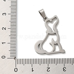 Non-Tarnish 304 Stainless Steel Pendants&nbsp;LS-STAS-O005-15P