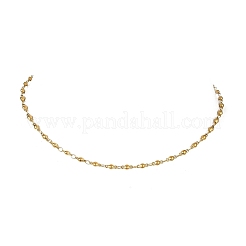304 Stainless Steel Ball Link Chain Necklaces for Women&nbsp;NJEW-JN06037