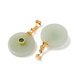 Natural Green Aventurine Pendants&nbsp;G-P628-03G-02