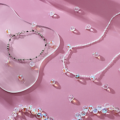 2Strands Electroplate Glass Beads Strands&nbsp;GLAA-GA0002-38B