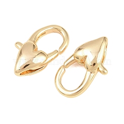 Brass Lobster Claw Clasps&nbsp;KK-H287-08C-G