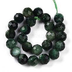 Natural Fuchsite Beads Strands&nbsp;G-S345-8mm-33
