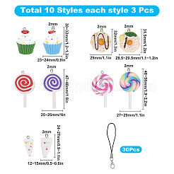 Handmade Polymer Clay Pendants&nbsp;CLAY-SC0001-05
