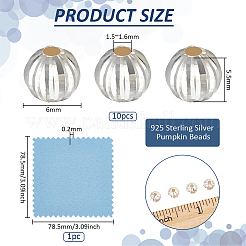 925 Sterling Silver Beads&nbsp;STER-BC0002-19C