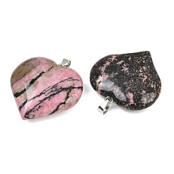 Natural Rhodonite Pendants&nbsp;GG-K002-04N