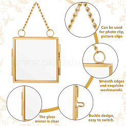 6Pcs Wall Hanging Iron Double Folding Picture Frames&nbsp;DIY-OC0012-54