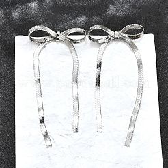 Non-Tarnish Bowknot 304 Stainless Steel Stud Earrings for Women&nbsp;EJEW-D104-04P