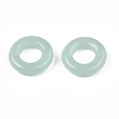Spray Painted Glass Linking Rings&nbsp;LS-GLAA-S054-35B-B02