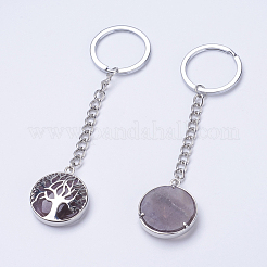 Natural Amethyst Keychain&nbsp;KEYC-E023-02K