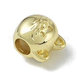 Rack Plating Brass Beads&nbsp;KK-A220-19A-G