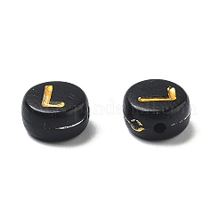 Plating Opaque Acrylic Beads&nbsp;OACR-R005-03L