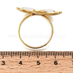 304 Stainless Steel Enamel Cuff Open Rings&nbsp;SA-CBA369F-04G-02