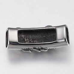 304 Stainless Steel Slide Charms&nbsp;STAS-F144-005AS
