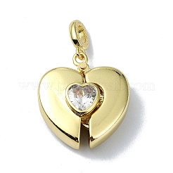 Rack Plating Real 18K Gold Plated Brass Pendants&nbsp;KK-B084-04G