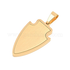 304 Stainless Steel Pendants&nbsp;STAS-B137-02G