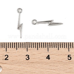 SHEGRACE Brass Lightning Bolt Charms&nbsp;XGR0168P-106P