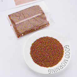 8/0 Two Tone Opaque Glass Seed Beads&nbsp;SEED-T006-01B-A06