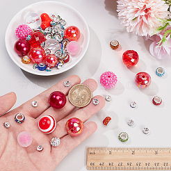 24Pcs 12 Styles Opaque Acrylic Beads&nbsp;MACR-BM0001-03B