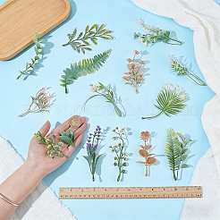 45Pcs 15 Styles Plastic Simulated Plant&nbsp;AJEW-OC0016-39