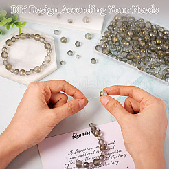 300Pcs Frosted Transparent Glass Beads&nbsp;GLAA-TA0002-78C