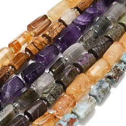 Natural Mixed Gemstone Beads Strands&nbsp;G-F836-B02-01
