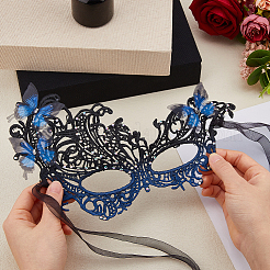 Lace Masquerade Masks&nbsp;AJEW-WH0643-059