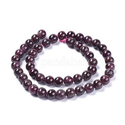 Natural Garnet Beads Strands&nbsp;X-G-J376-37-8mm