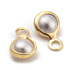 ABS Plastic Imitation Pearl Charms&nbsp;FIND-C039-02A
