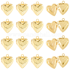 20Pcs Brass Locket Pendants&nbsp;KK-SC0007-49