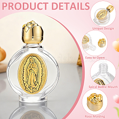 24Pcs Glass Empty Holy Water Bottles for Religious&nbsp;AJEW-WA0004-61