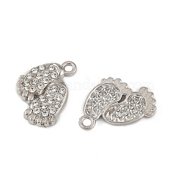 Alloy Rhinestone Pendants&nbsp;PALLOY-P312-08P