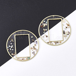 Epoxy Resin Pendants&nbsp;RESI-S365-44