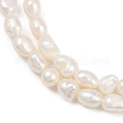 Natural Cultured Freshwater Pearl Beads Strands&nbsp;PEAR-P064-20H-04A