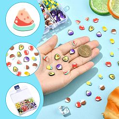 56G 8 Styles Handmade Polymer Clay Cabochons&nbsp;CLAY-FS0001-48
