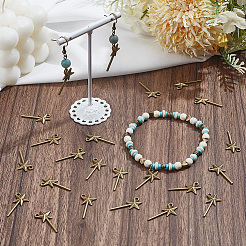 160Pcs Tibetan Style Alloy Pendants&nbsp;FIND-SC0024-07AB