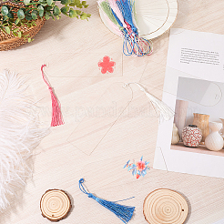 20Pcs Transparent Blank Acrylic Bookmarks&nbsp;DIY-CP0012-46