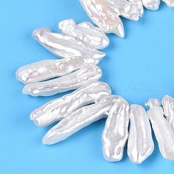 Natural Baroque Keshi Pearl Beads Strands&nbsp;PEAR-S020-H13A