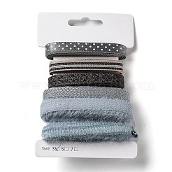 18 Yards 6 Styles Polyester Ribbon&nbsp;SRIB-C001-F05
