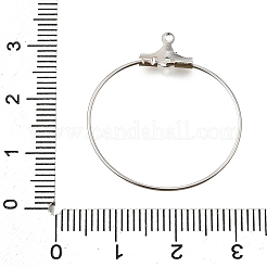 Rack Plating Brass Ring Hoop Earrings&nbsp;KK-L125-01P