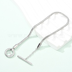 Brass Snake Chain Bracelets for Men Women&nbsp;BJEW-G736-05P