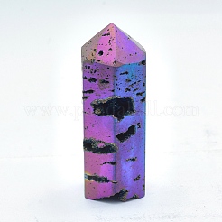 Electroplated Natural Druzy Geode Quartz Home Display Decorations&nbsp;G-P382-E04