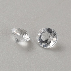 Acrylic Rhinestone Pointed Back Cabochons&nbsp;GACR-WH20001-03C-02