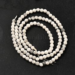 Natural Howlite Beads Strands&nbsp;G-Z068-B05-01