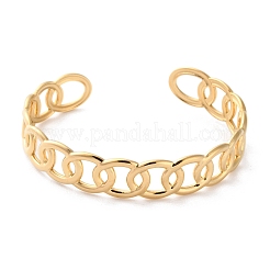 304 Stainless Steel Cuff Bangles for Women&nbsp;LS-BJEW-K263-05G-02